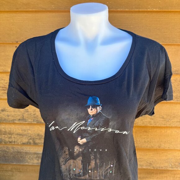 Van Morrison 2019 US Live Tour Concert Women's T-Shirt Size M - Picture 9 of 10